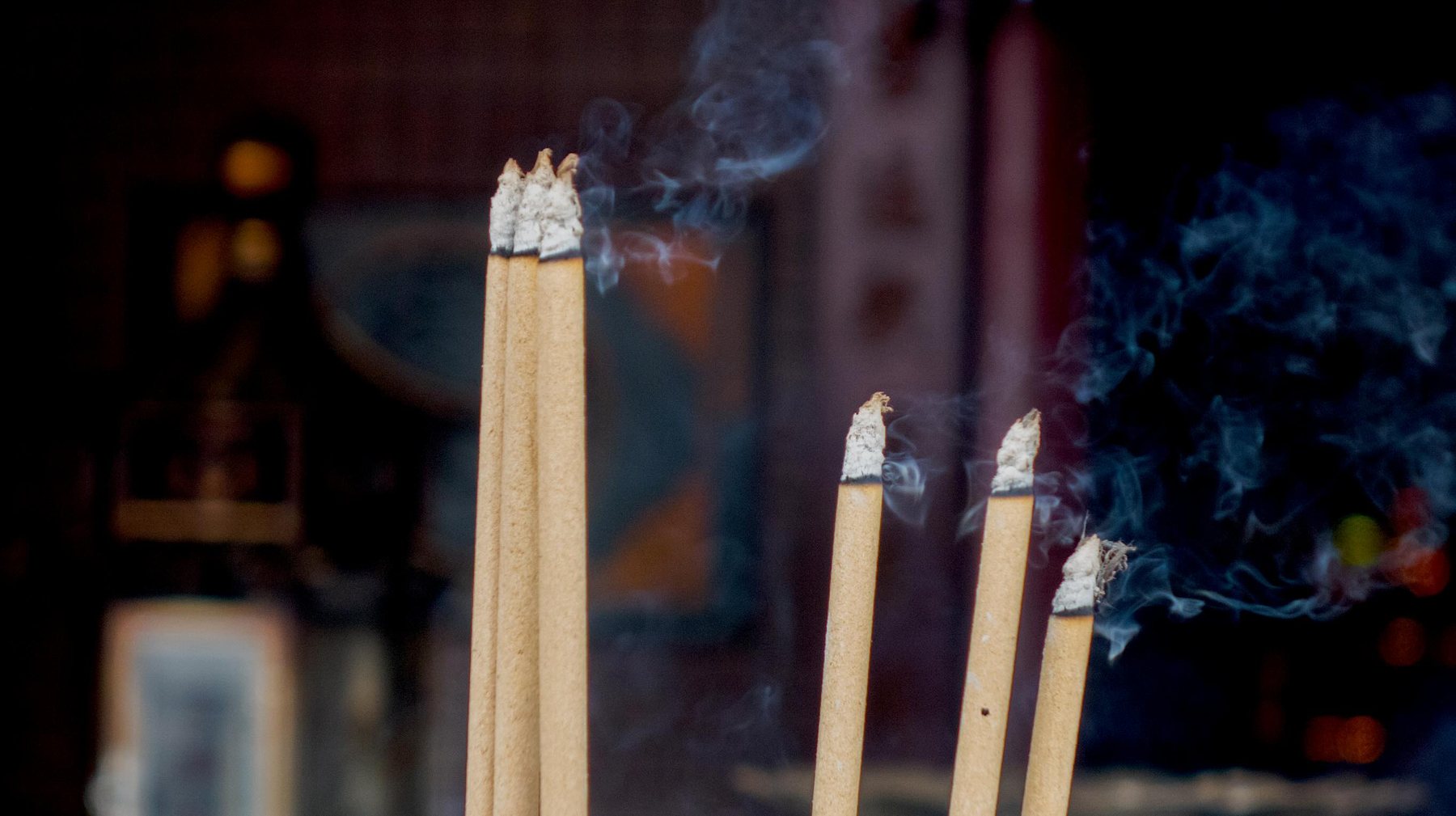 Incense smoke in Hanjiang